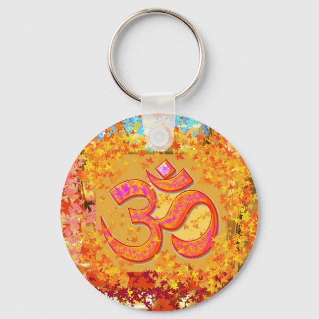 NOVINO Om Mantra - Dedication by Naveen Joshi Keychain (Front)