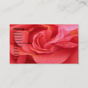 NOVINO - Red Rose Business Card