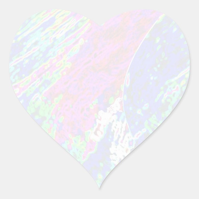 NOVINO Star Template   Waves Heart Stickers