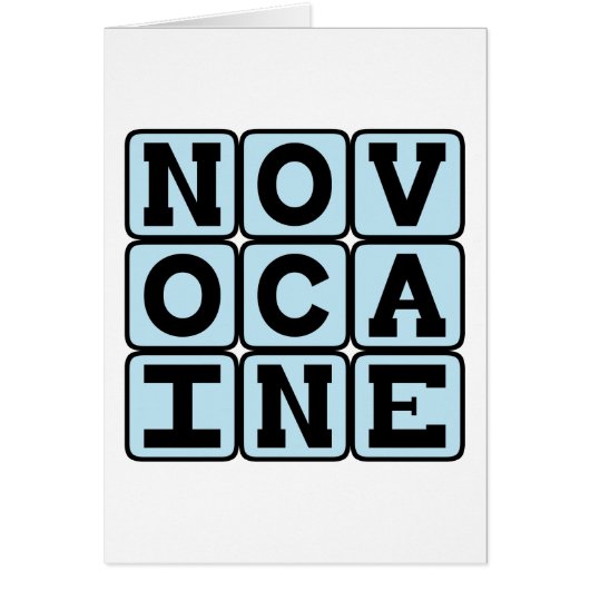 Novocaine, Dental Anesthetic (Front)