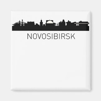 Novosibirsk Russia Cityscape Magnet