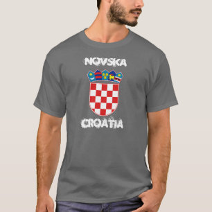 Novska, Croatia with coat of arms T-Shirt