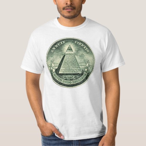 Novus Ordus Seclorum NWO Illuminati Seal T_Shirt