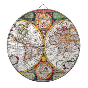 Novvelle Et Exacte ~ De La Terra Universelle Dart Board