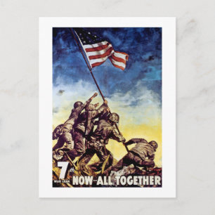 Now All Together ~ Iwo Jima Postcard