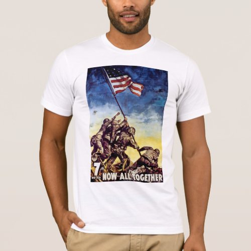 Now All Together  Iwo Jima T_Shirt