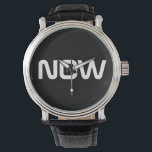 Now Classy Elegant Black Watch<br><div class="desc">Now Classy Elegant Black Watch. This is a watch designed to help you truly live in the moment, now. Do not think of past or the future.Stop procrastinating, stop daydreaming. The time to act is Now! Your big opportunity may be right where you are now.An elegant watch as an encouragement...</div>