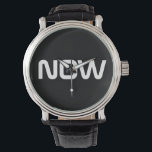 Now Classy Elegant Black Watch<br><div class="desc">Now Classy Elegant Black Watch. This is a watch designed to help you truly live in the moment, now. Do not think of past or the future.Stop procrastinating, stop daydreaming. The time to act is Now! Your big opportunity may be right where you are now.An elegant watch as an encouragement...</div>