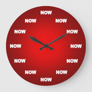 Now Clock (Red)