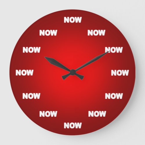 Now Clock Red