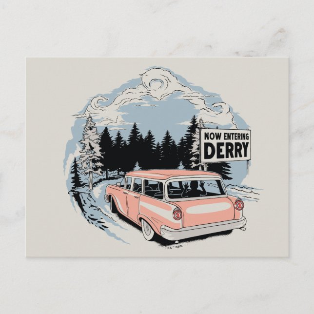 Now Entering Derry Postcard (Front)