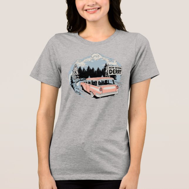 Now Entering Derry Tri-Blend Shirt (Front)