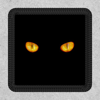 Now He Sees you Black Cat Patch