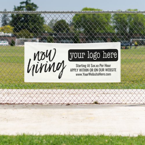 Now Hiring Advertisement _ Add Logo and Details Banner