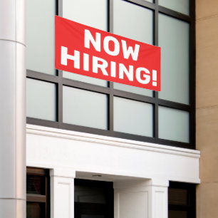 Now Hiring Banner