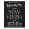 Now Hiring Fun Personalized Laundry Room Canvas