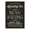 Now Hiring Fun Personalized Laundry Room Print