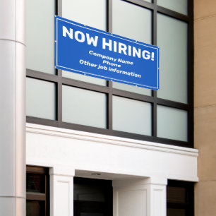 Now Hiring Personalized Banner