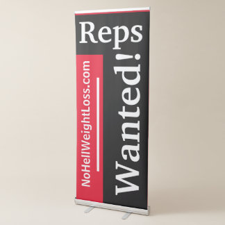 Now Hiring Retractable Banner