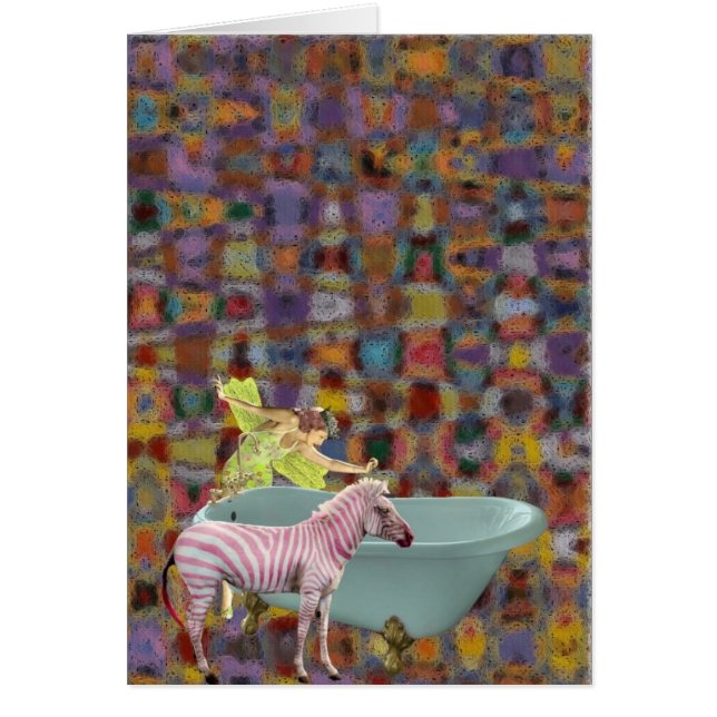 Now How Do I Give A Zebra A Bath? Cards (Front)