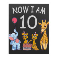 Now I am 10 years old 10th Birthday at the Zoo