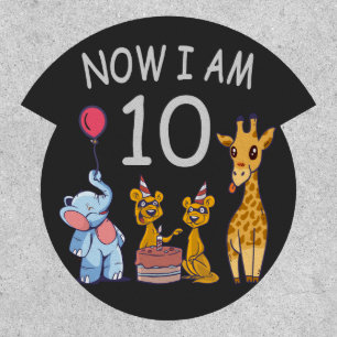 Now I am 10 years old 10th Birthday at the Zoo Patch