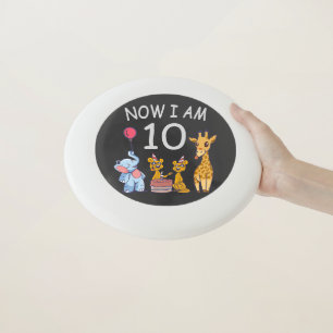 Now I am 10 years old 10th Birthday at the Zoo Wham-O Frisbee