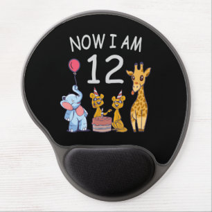 Now I am 12 years old 12th Birthday at the Zoo Gel Mouse Pad