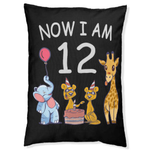 Now I am 12 years old 12th Birthday at the Zoo Pet Bed