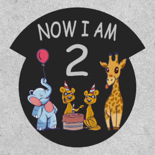 Now I am 2 year old 2nd Birthday at the Zoo Patch