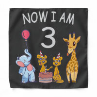 Now I am 3 year old 3rd Birthday at the Zoo