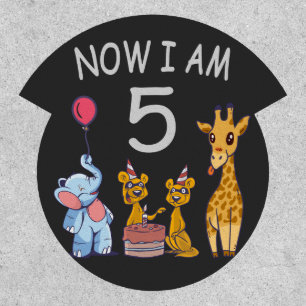 Now I am 5 years old 5th Birthday at the Zoo Patch