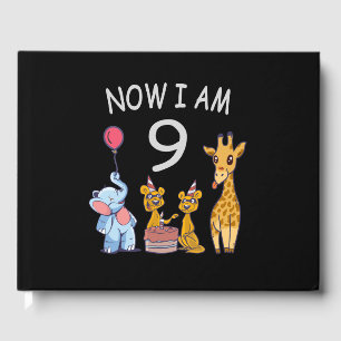 Now I am 9 years old 9th Birthday at the Zoo Guest Book