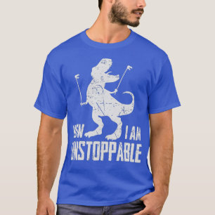 Now I Am Unstoppable Funny TRex Grabber Hand T-Shirt