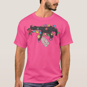 Now I Have A Machine Gun Christmas Light T-Shirt
