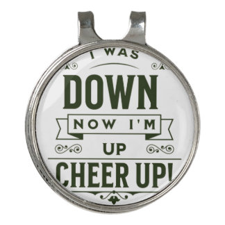  NOW I'M UP CHEER UP HAT CLIP
