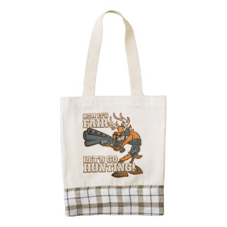 Now It's Fair, Let's Go Hunting! Zazzle HEART Tote Bag