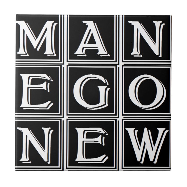 Now new man ceramic tile (Front)