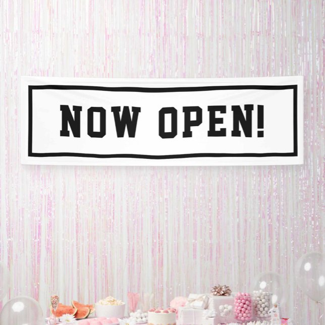 Now Open Banner (Creator Uploaded)