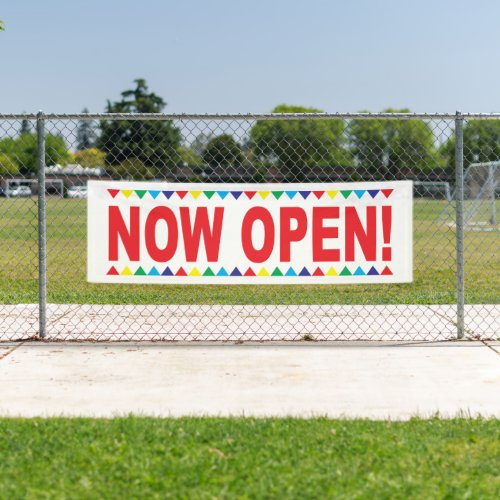 Now Open Business Banner