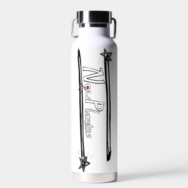 Now Playing Water Bottle (Front)