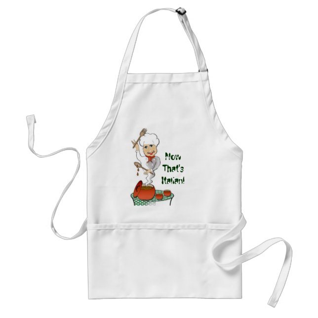Now That's Italian! Adult Apron (Front)