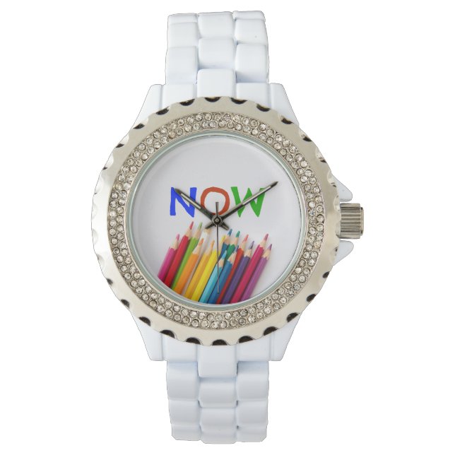Now Watch - Creative Colorful Pencils (Front)