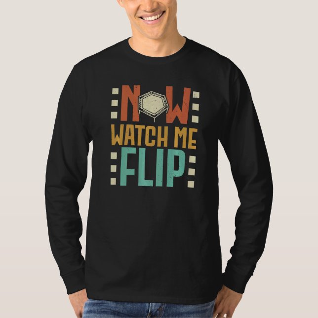Now Watch Me Flip Trampoliner Trampolining Trampol T-Shirt (Front)