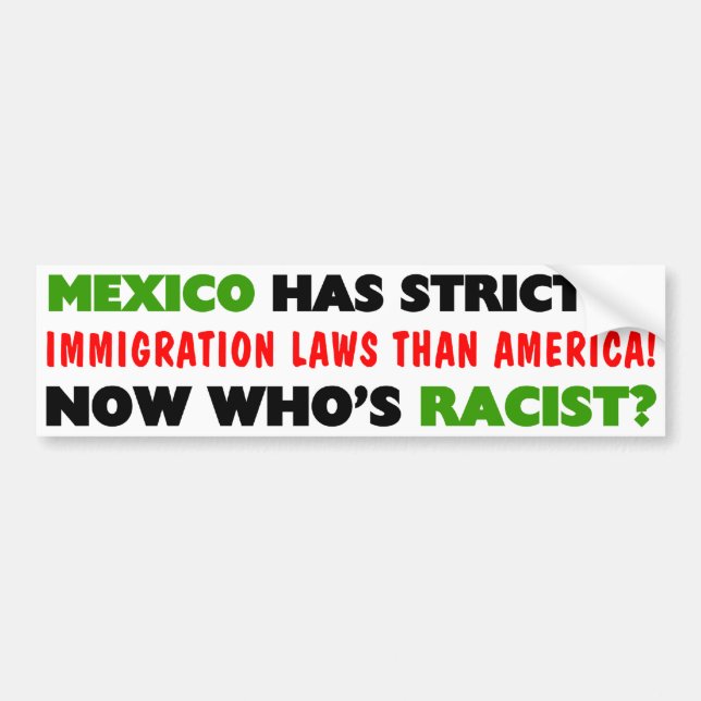 Now Who's... Bumper Sticker (Front)