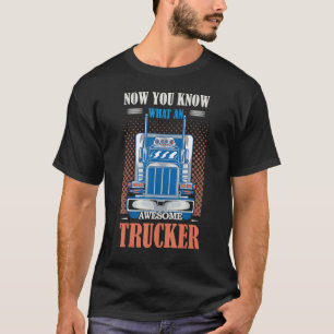 Now You Know What An Awesome Trucker Looks Like Dr T-Shirt