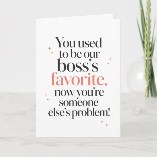 Now You're Someone Else's Problem Card