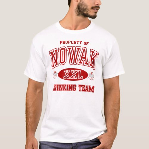 Nowak Polish Drinking Team T_Shirt