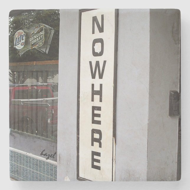 Nowhere,Athens, Georgia,Marble Stone Coaster. Stone Coaster (Front)