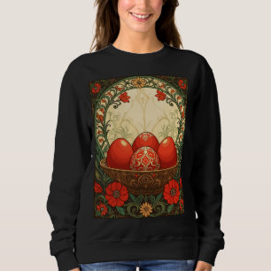 Nowruz Eggs of Renewal Persian Spring Art Sweatshirt